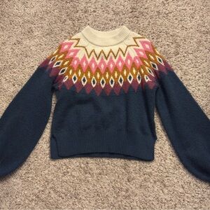 UpWest Colorful Patterned Women's Sweater